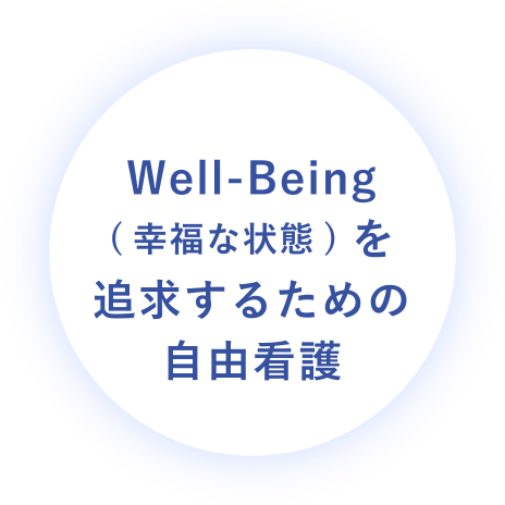 Well-Being(幸福な状態)を追求するための自由看護